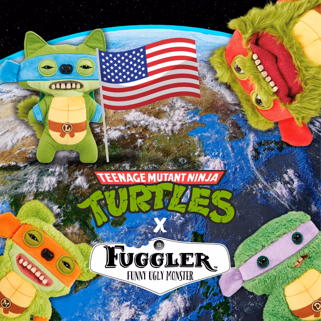 The TMNT x Fugglers are Heading Stateside